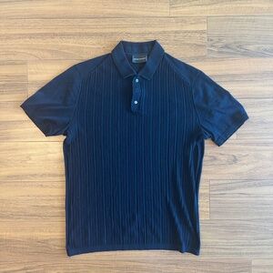 Emporio Armani Short Sleeve Knitted Polo.